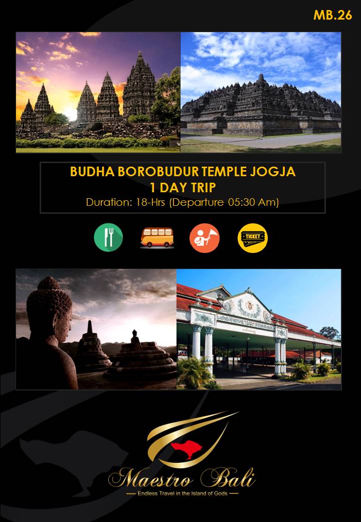Budha Borobudur Temple Jogja 1 Day Trip